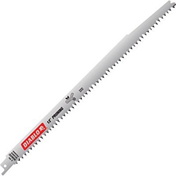 Diablo Pruning Reciprocating Saw Blade - 5-Pk., 12in.L, 5 TPI, Model# DS1205FG5