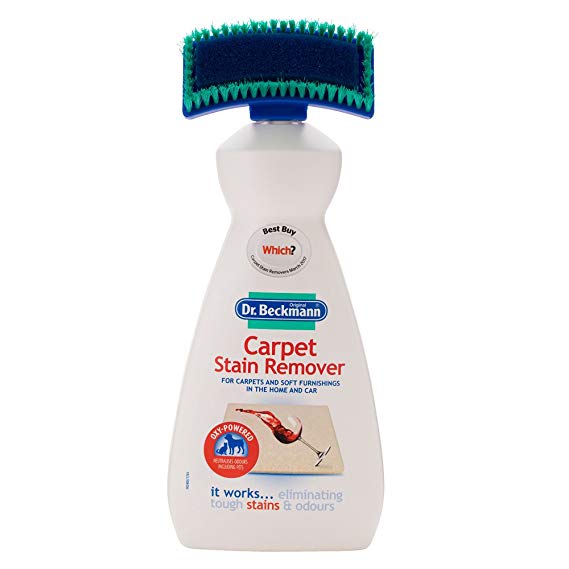Dr Beckmann Carpet Stain Remover with Cleaning Applicator/Brush, White, 650 ml