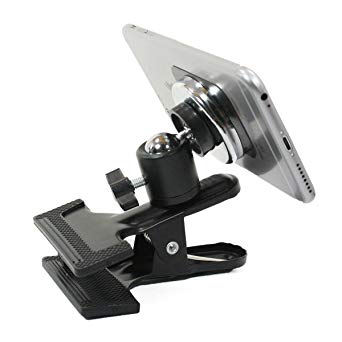 Livestream Gear - Universal Magnetic Phone Mount and Desk/Table Clamp Mount. Easily Attach This Strong Clamp to a Desk and Mount Your Phone via Magnetic Mount and Metallic Plates. Strong Hold.