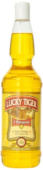 Lucky Tiger 3 Purpose Hair Tonic, 16 Fluid Ounce