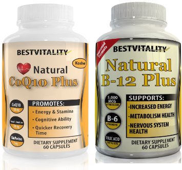 THE Best Deal Energy Kit Natural Coq10- And B Complex TWO Best Selling Products for the Price of One Free Ebook Click the Add to Cart Button to the Right