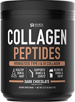 Premium Collagen Peptides Powder | Grass-Fed, Certified Paleo Friendly, Non-Gmo and Gluten Free (22.7oz- Dark Chocolate)