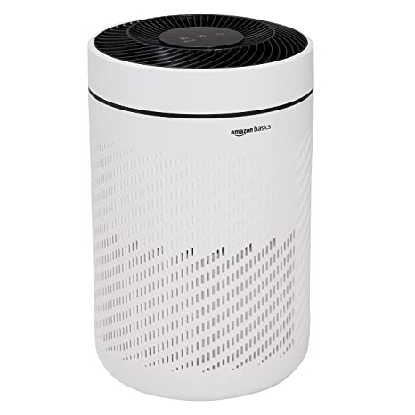 Amazon Basics Air Purifier | H13 True HEPA filter with 99.97% efficiency | Suitable for room area up of 300 sq. ft | 3 Working Modes with 4- Color LED Display & Filter Status Tracking