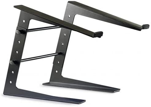 Stagg 22224 Solid Adjustable DJ Pro Laptop Stand - Metal Black