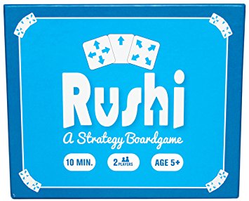 Rushi Strategy Game: Fun and Easy to Learn Board Game for Everyone. Ages 5 , 2 Players. By Nexci