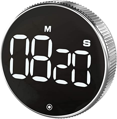 OVEKI Kitchen Timer,3.3 inch Led Display, Magnetic Countdown LED Digital Timer,for Classroom, Home Work, Fitness