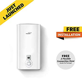 V Guard Victo Plus 15 Litre Water Heater-Free Installation With Inlet and Outlet Pipe; Digital Display