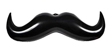Inflatable Jumbo Mustache Decorations - Set of 3 - 36 Inch Moustache Inflates