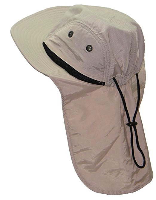 4 Panel Quick Dry Out Moisture Large Bill Flap Hat Sun Cap