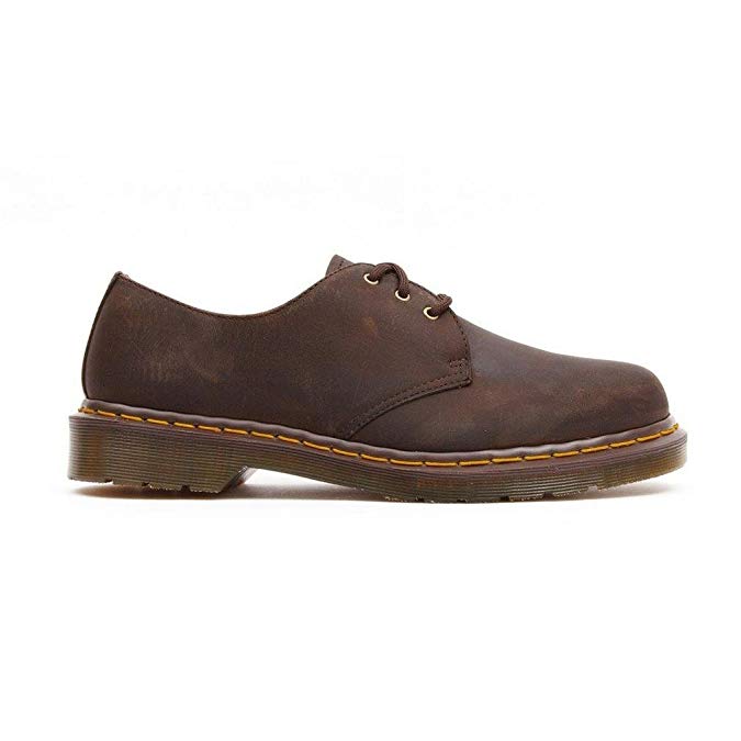 Dr. Martens Mens Lace Up Non Safety Leather Shoe 1461Z Brown