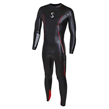 Synergy Triathlon Wetsuit - Men’s Adrenaline Fullsleeve Smoothskin Neoprene Open Water Swimming Ironman Approved