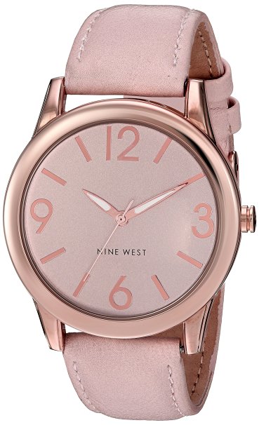 Nine West Women's NW/1158PKRG Rose Gold-Tone Watch