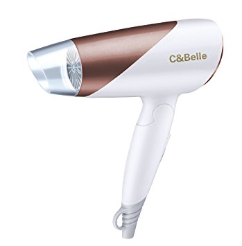 Chic Belle Fashion Hair Dryer Ionic Foldable Handle with Safety Switch