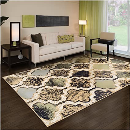 Superior Modern Viking Collection Area Rug, Multi-Colored, 5' x 8'