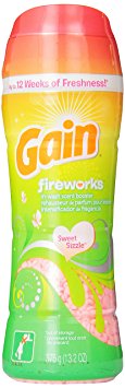 Gain Fireworks In-Wash Scent Booster, Sweet Sizzle Scent, 13.2oz