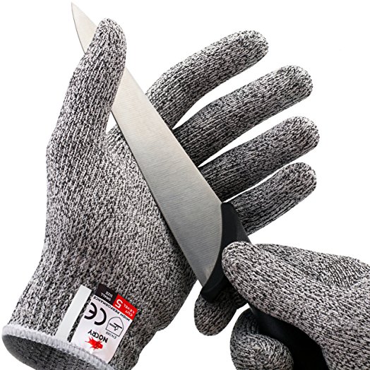 NoCry Cut Resistant Gloves - High Performance Level 5 Protection, Food Grade. Size Small