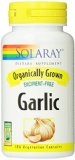 Solaray Organic Garlic Supplement 600 mg 100 Count