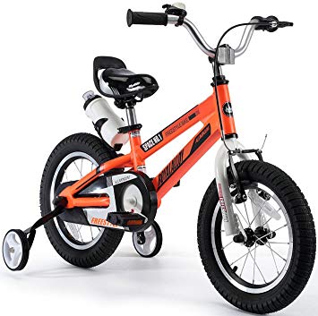 Royalbaby Space-no1 freestyle girl’s boy’s kids children bike bicycle in size 12”, 14”, 16”, 18”, 5 colours with stabilisers, water bottle and holder.