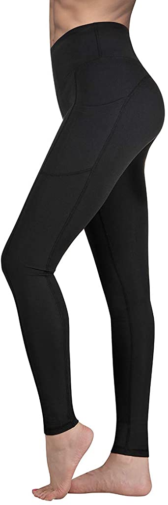 Ollrynns Yoga Pants for Women Flex Tummy Control High Waist 4 Way Stretch Workout Running Sports Leggings with Pockets N066