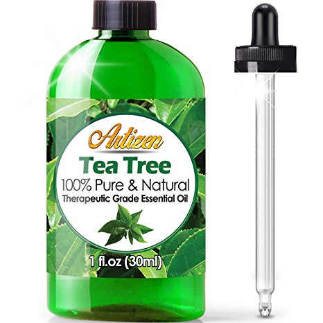 Artizen Tea Tree Essential Oil (100% PURE & NATURAL - UNDILUTED) Therapeutic Grade - Huge 1oz Bottle - Perfect for Aromatherapy, Relaxation, Skin Therapy & More!