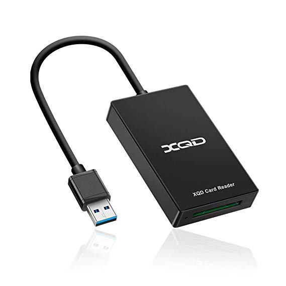 USB 3.0 XQD Card Reader, XQD Memory Card Reader, Compatible with Sony G/M Series USB Mark XQD Cards, Lexar 2933x/1400x USB Mark XQD Cards