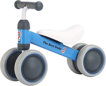 BEKILOLE Baby Balance Bike - Baby Bicycle for 12-24 Months, Sturdy Balance Bike for 1 Year Old, Perfect as First Bike or Birthday Gift, Safe Riding Toys for 1 Year Old Boy Girl Ideal Baby Bike-Blue