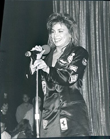 Paula Abdul Rare In Concert B/W Original Press Photo