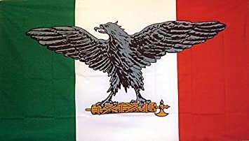 ITALIAN FASCIST FLAG, 3'x5' FASCISM by Italy