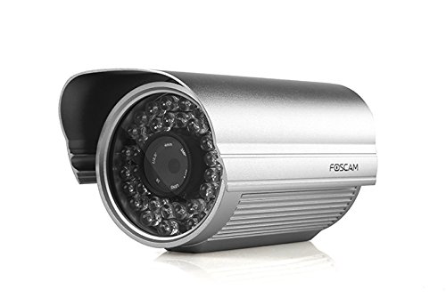 Foscam FI9805EP 960p H.264 Outdoor Day/Night PoE IP Camera (Silver)