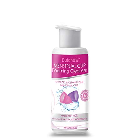 Dutchess Menstrual Cup Foaming Cleanser - Multi-Use Feminine Wash - Suitable for All Skin Types - Organically Sourced Plant Based Ingredients - 100ml