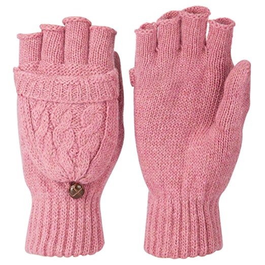 Metog Women Warmer 100%Wool Winter Gloves Mittens