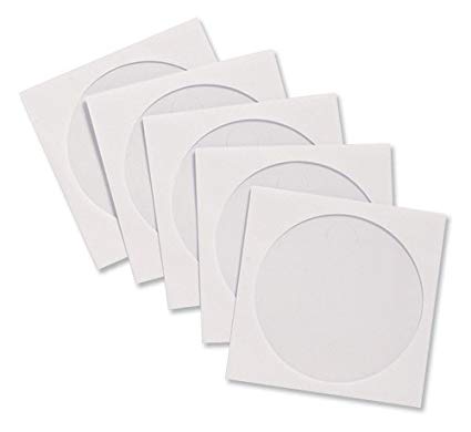 Compucessory CD Sleeve Envelopes Paper with Window W126xH126mm White - Ref CCS26500 [Pack 100]