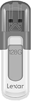 Lexar JumpDrive V100 128GB USB 3.0 Flash Drive, Gray (LJDV100-128ABNL)