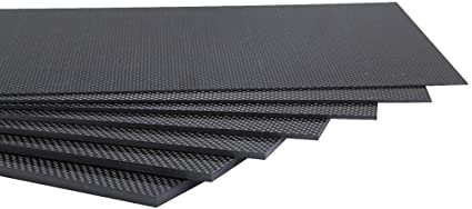 200X300X4.0MM 100% 3K Plain Weave Carbon Fiber Sheet Laminate Plate Panel