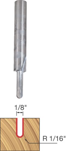 Freud 1/16" Radius Round Nose Bit with 1/4" Shank (18-100)