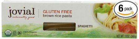 Jovial Organic Brown Rice Spaghetti, 12-Ounce Packages (Pack of 6)
