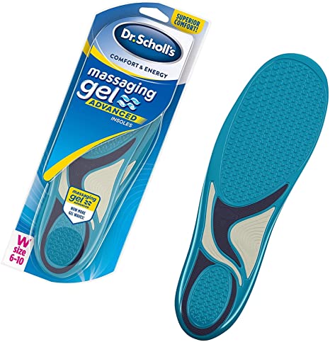 Gel Advanced Insoles All-Day Comfort, Allows You to Stay on Your Feet Longer (Women's 6-10, Men's 8-14) - 1 Pack