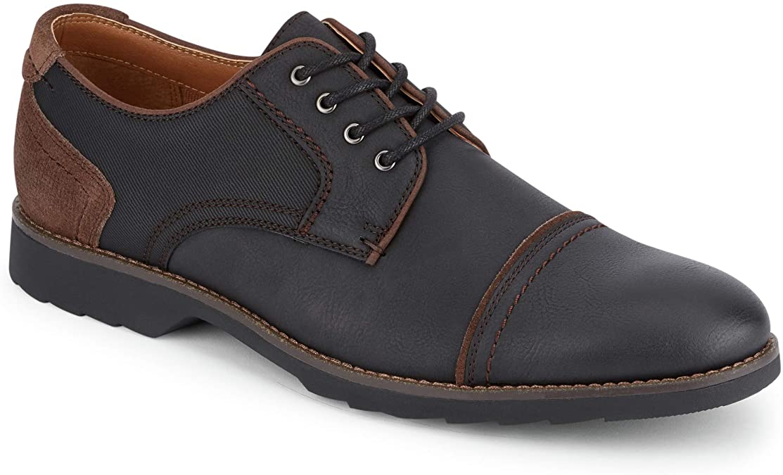 Dockers Mens Murray Casual Cap Toe Oxford Shoe