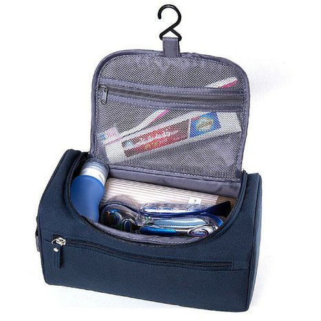 TSA Approved Hanging Mens Travel Toiletry Bag Shaving Dopp Kit - Perfect For Grooming and Travel Size Toiletries
