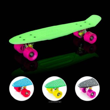 EIGHTBIT 22 Inch Complete Skate Board - Retro Skateboard