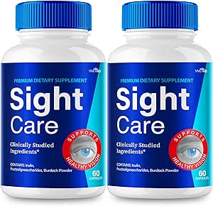 Sight Care 20/20 Vision Vitamins - Official Formula - Sight Care Eye Supplement, Sight Care Vision Support Capsules - Sight Care Pills Maximum Strength Formula, Sight Care Reviews (2 Pack)