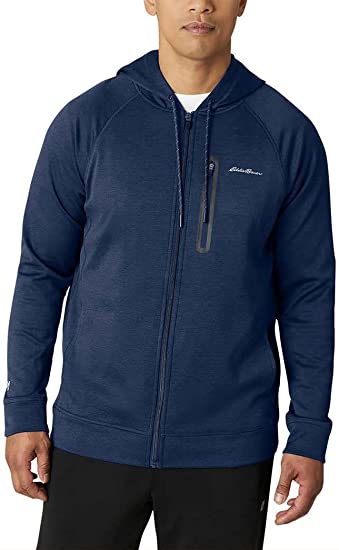 Eddie Bauer Men’s Performance Full Zip Hoodie | Mens Full Zip Performance Hoodie