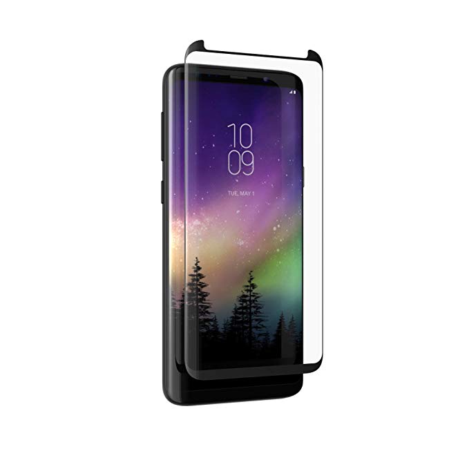 ZAGG InvisibleShield Glass Curve - Screen Protector Made for Samsung Galaxy S9 Plus - Clear