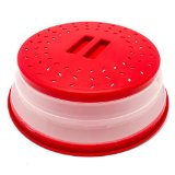CookArt Microwave Plate Cover Food Strainer Collapsible Colander Ultimate Kitchen Tool Easy to Clean Use and Store