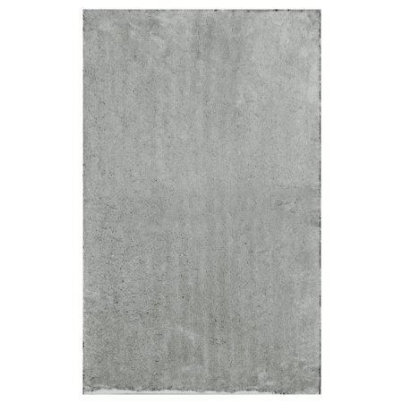 Gray Alpine Bathroom Mat : Absorbent and Ultra Plush, Non Skid Backing (21" x 34")