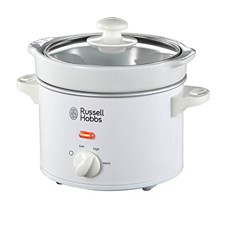 Russell Hobbs Compact Slow Cooker 22730, 2 L - White