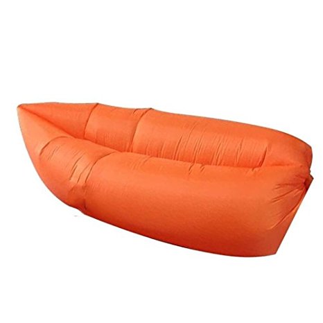 InkTonerBox Outdoor Inflatable Beach Lounger Lazy Sleeping Folding Sofa Laybag Air Bed Camping Sleep Bag