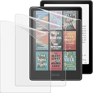 MoKo 3 Pack Screen Protector for 7" Kindle Paperwhite 12th Generation 2024 and Kindle Colorsoft Signature Edition, Anti-Glare Premium PET Protective Film Full-Coverage Matte Screen Protector