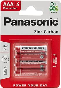 Panasonic R03R-4BP AAA Size Battery