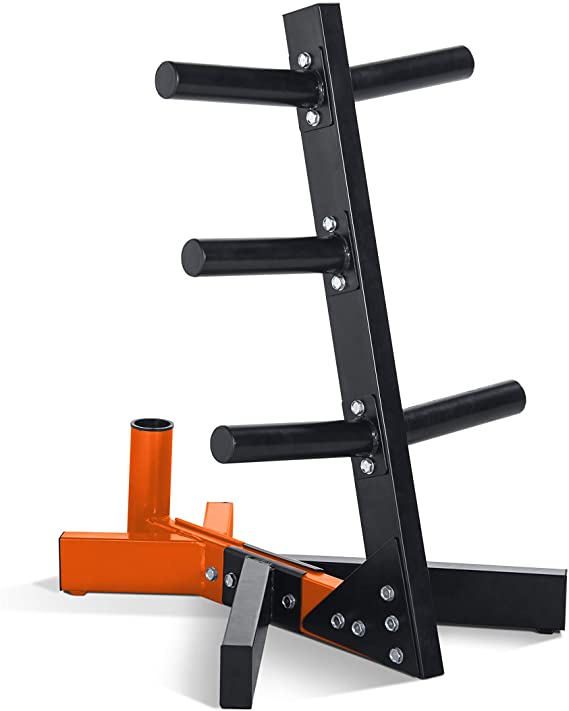 Cap Barbell Olympic Plate Tree Storage Rack